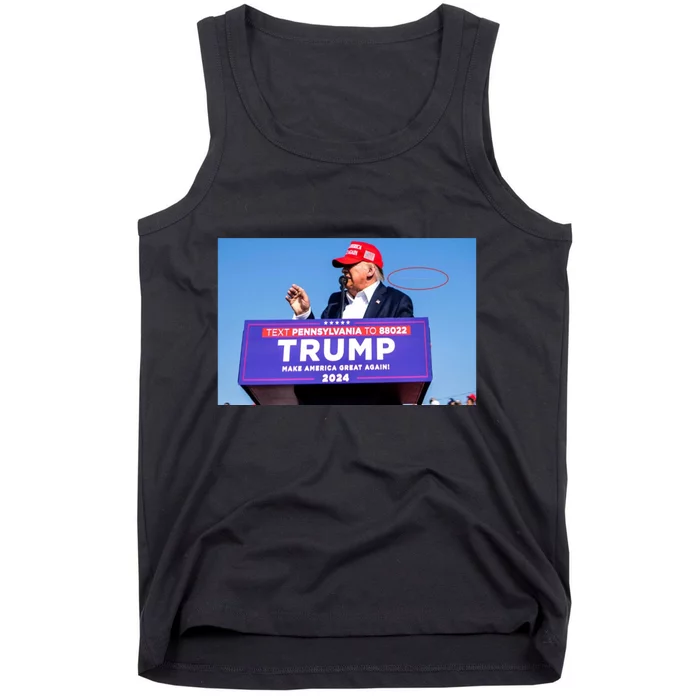 Trump Shooting Trump 2024 Ill Never Stop Fighting For My Country Tank Top