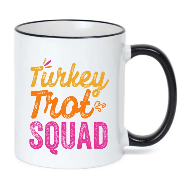 Trot Squad Thanksgiving Turkey Gift Pilgrim Running Gift Black Color Changing Mug