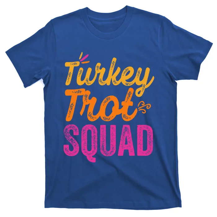 Trot Squad Thanksgiving Turkey Gift Pilgrim Running Gift T-Shirt