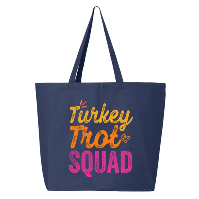 Trot Squad Thanksgiving Turkey Gift Pilgrim Running Gift 25L Jumbo Tote