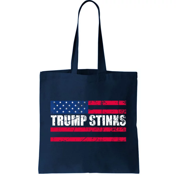 Trump Smells Trump Stinks Vintage Tote Bag