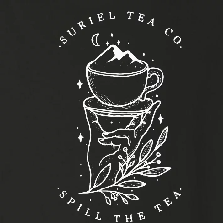 The SurielS Tea Co Spill The Tea Toddler Long Sleeve Shirt