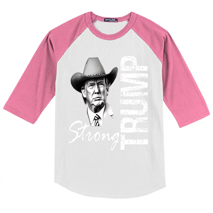 Trump Strong Kids Colorblock Raglan Jersey