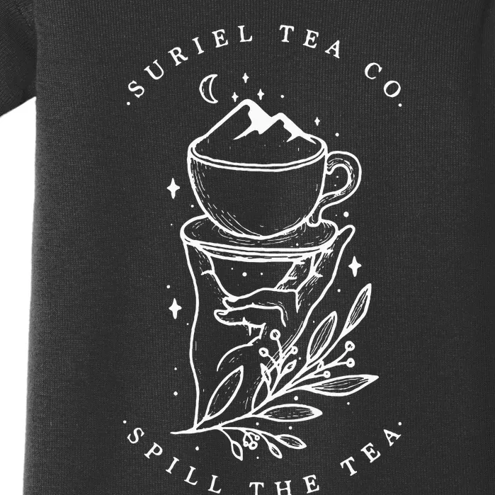 The SurielS Tea Co Spill The Tea Baby Bodysuit