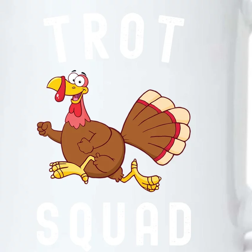 Trot Squad Turkey Run Thanksgiving Running Turkey Trot Gift Black Color Changing Mug