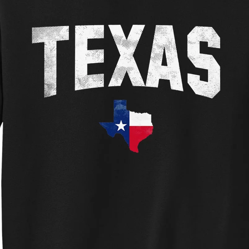 Texas State USA Distressed Flag Grunge Sweatshirt