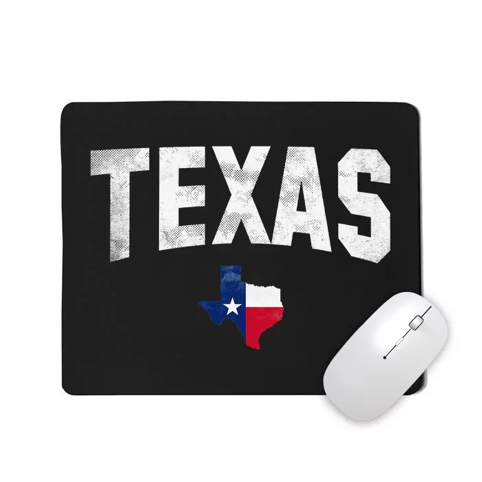 Texas State USA Distressed Flag Grunge Mousepad