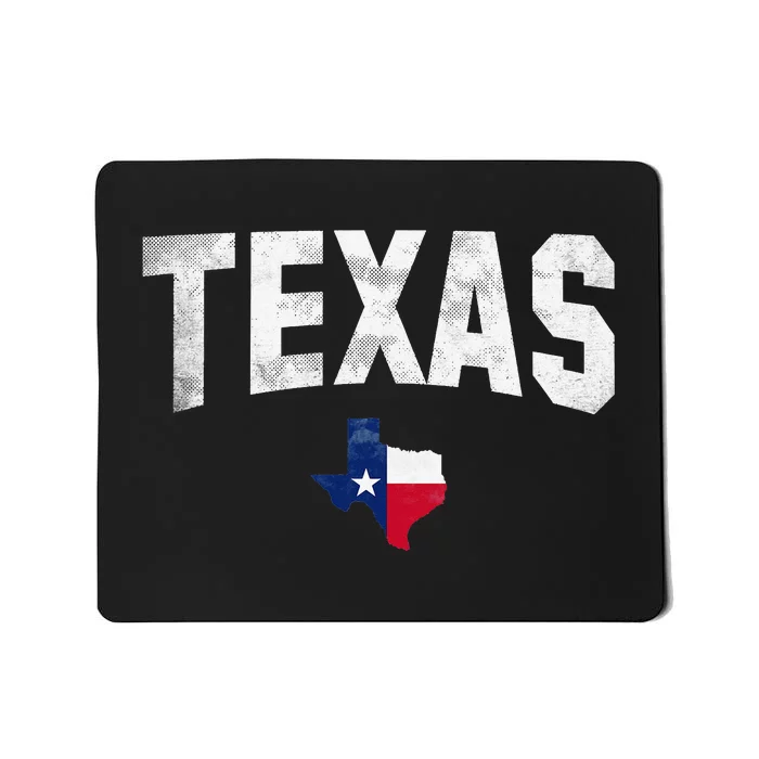 Texas State USA Distressed Flag Grunge Mousepad