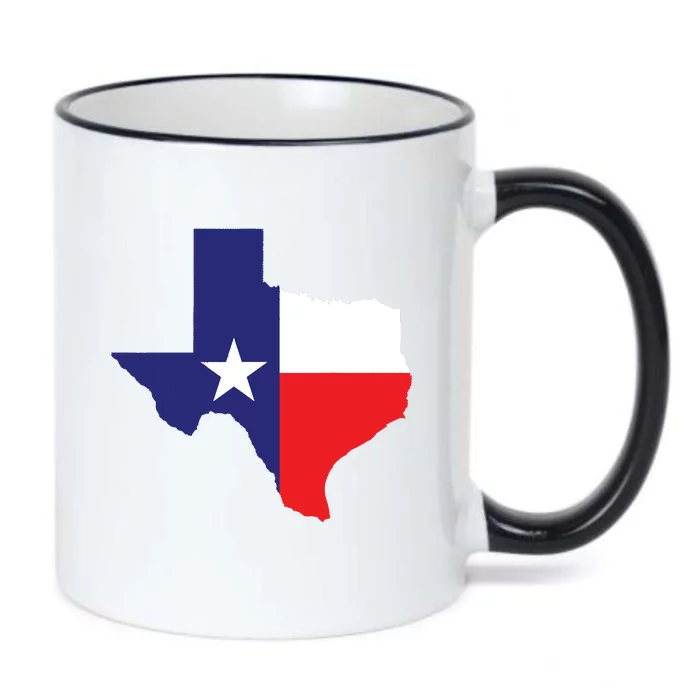 Texas State Usa Distressed Flag Grunge Texas Black Color Changing Mug