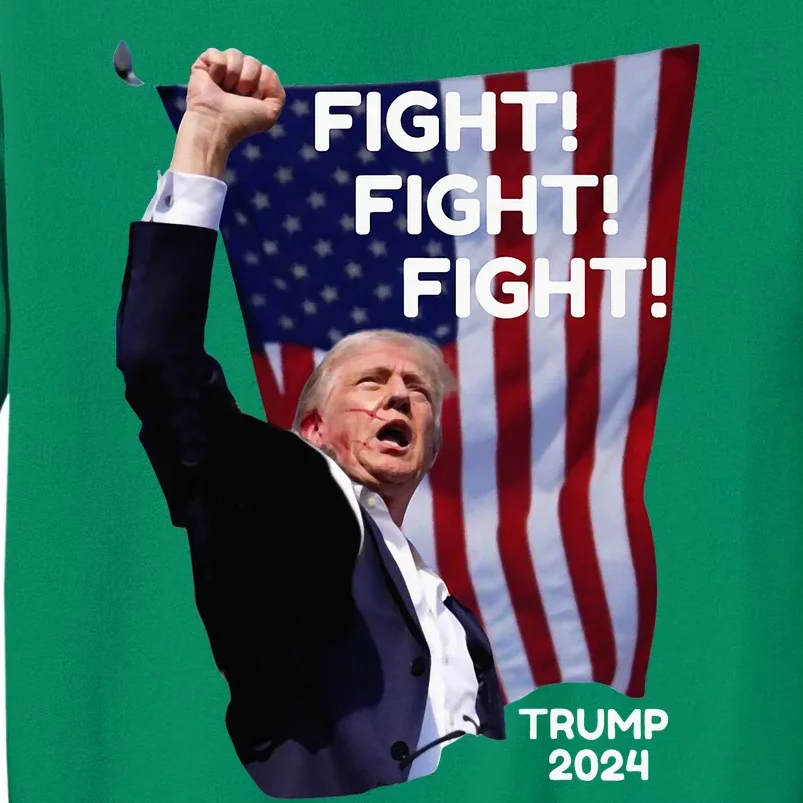 Trump Shot Us Flag Fist Pumped Fight Pray Trump Sweatshirt