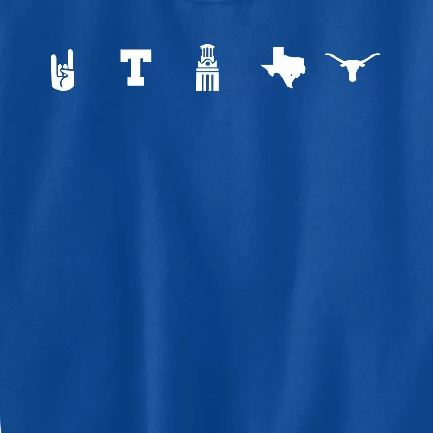 Texas Sneakers Ut Icons Strip Kids Sweatshirt