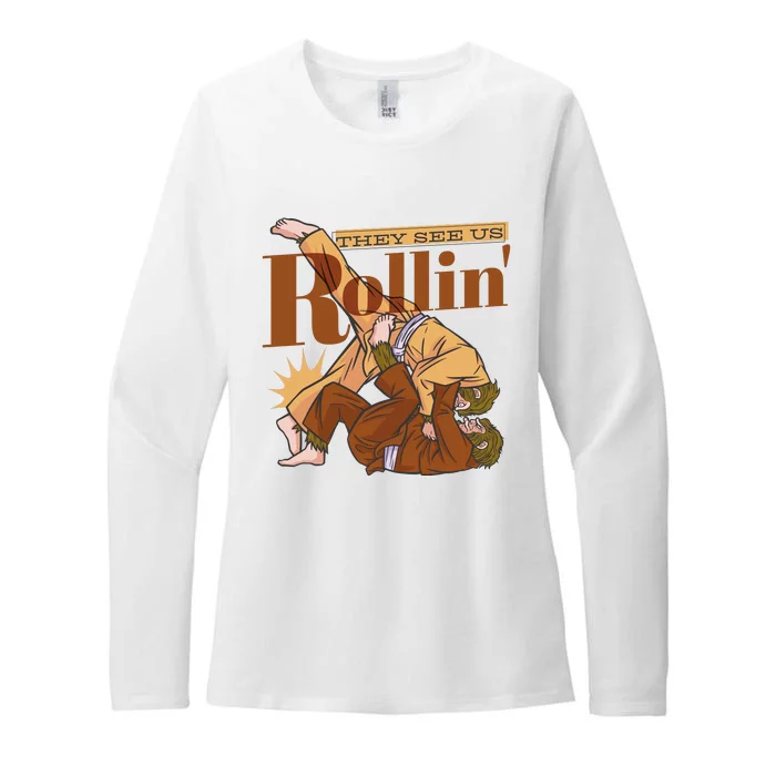 They See Us Rollin Big Foot Martial Arts Womens CVC Long Sleeve Shirt