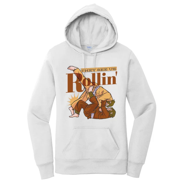 They See Us Rollin Big Foot Martial Arts Women's Pullover Hoodie