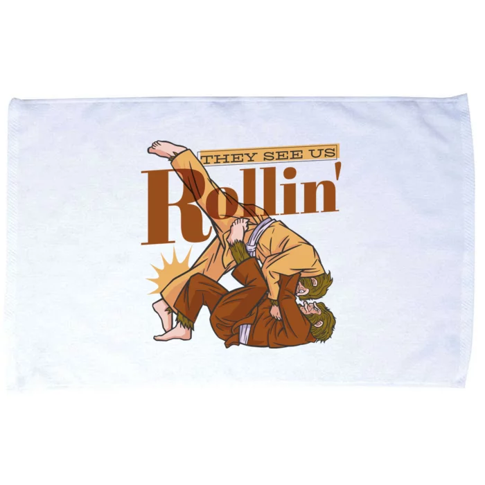 They See Us Rollin Big Foot Martial Arts Microfiber Hand Towel