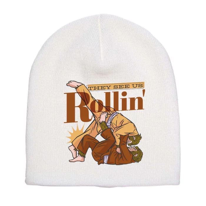 They See Us Rollin Big Foot Martial Arts Short Acrylic Beanie