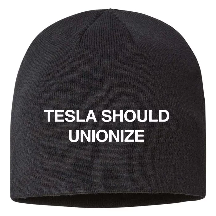 Tesla Should Unionize 8 1/2in Sustainable Knit Beanie