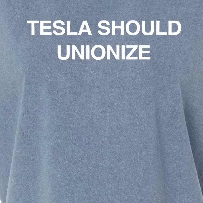 Tesla Should Unionize Garment-Dyed Women's Muscle Tee