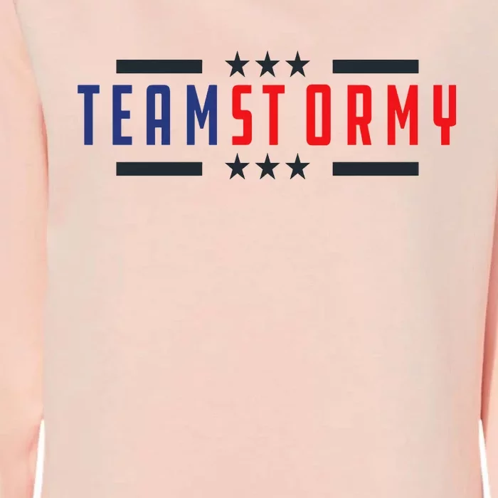 Team Stormy USA Flag WE ARE WITH HER Classic . Womens California Wash Sweatshirt