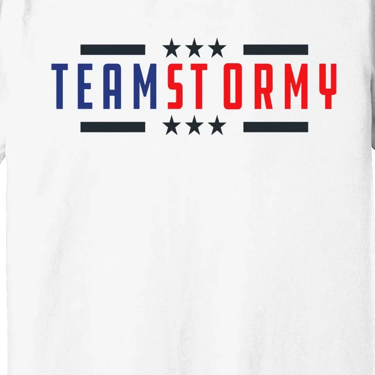 Team Stormy USA Flag WE ARE WITH HER Classic . Premium T-Shirt