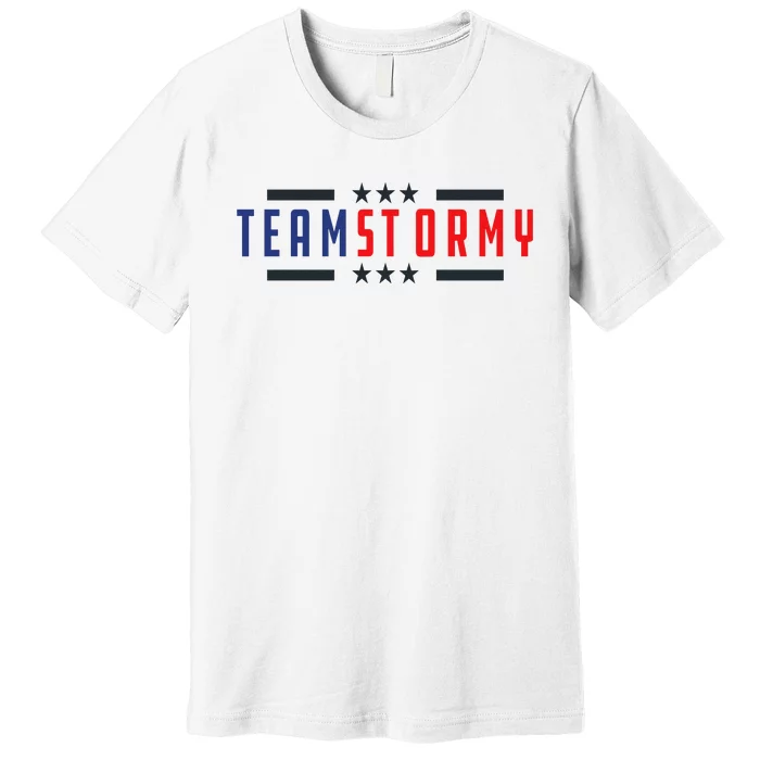 Team Stormy USA Flag WE ARE WITH HER Classic . Premium T-Shirt