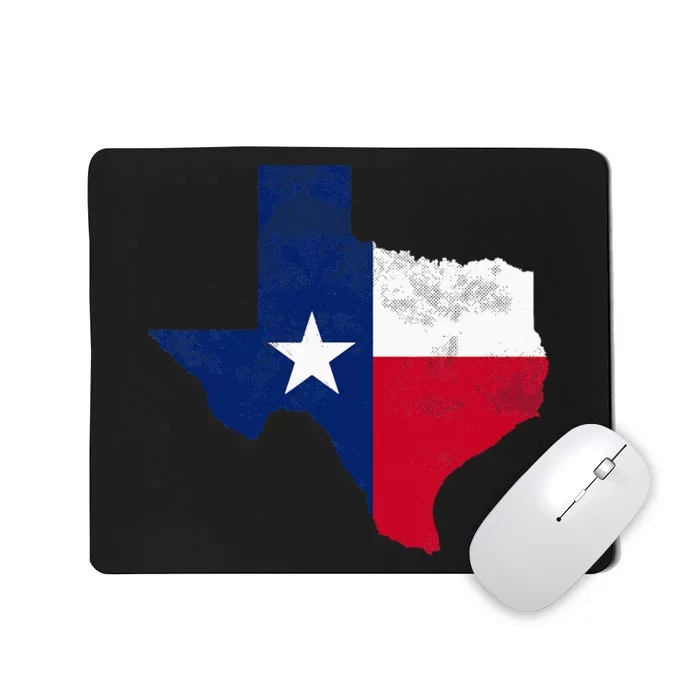 Texas State Usa Distressed Flag Grunge Mousepad