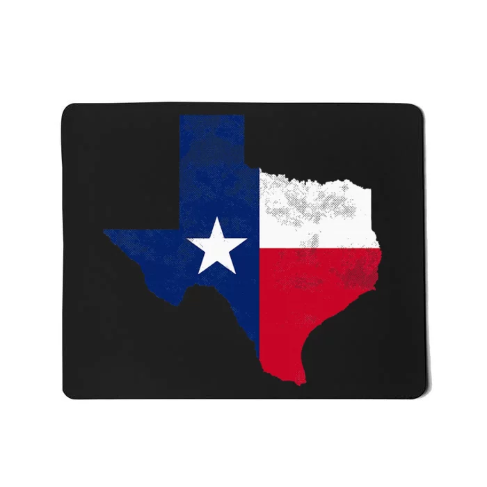 Texas State Usa Distressed Flag Grunge Mousepad