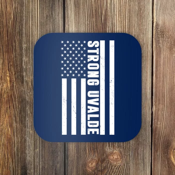 Texas Strong Uvalde United States Flag Coaster