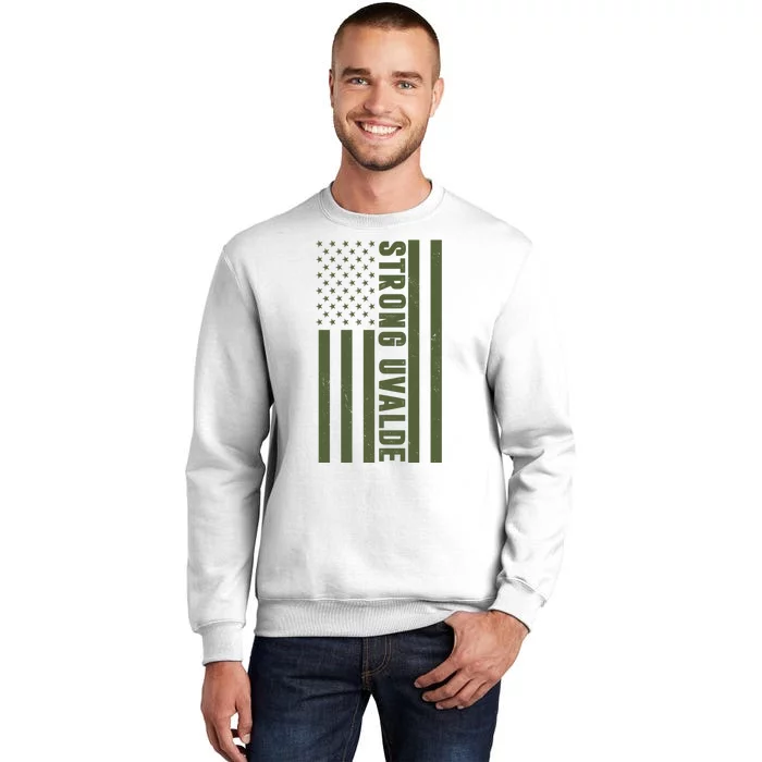 Texas Strong Uvalde United States Flag Sweatshirt