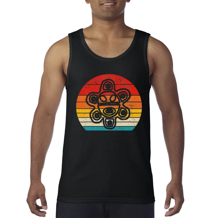 Taino Sun Vintage Puerto Rico Boricua Taina Boriken Boriquen Tank Top