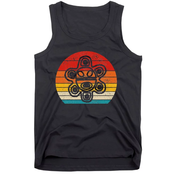 Taino Sun Vintage Puerto Rico Boricua Taina Boriken Boriquen Tank Top