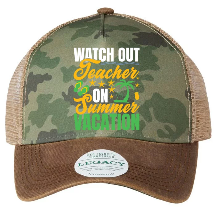 Teacher Summer Vacation Mode On End Of School Gift Legacy Tie Dye Trucker Hat