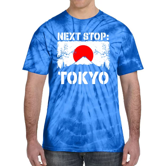 Tokyo Summer Vacation Trip Next Stop Vacay Vibes Souvenir Meaningful Gift Tie-Dye T-Shirt