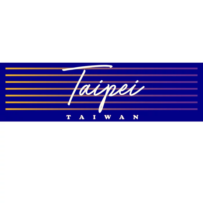 Taipei Souvenir Vintage Taiwan Meaningful Gift Bumper Sticker