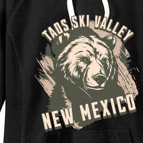 Taos Ski Valley New Mexico Bear Meaningful Gift Women's Fleece Hoodie