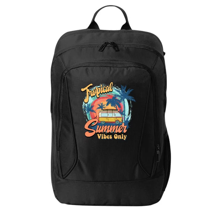 Tropical Summer Vibes Only City Backpack