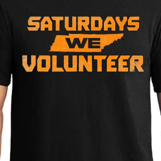 Tennessee Saturday We Volunteer Pajama Set