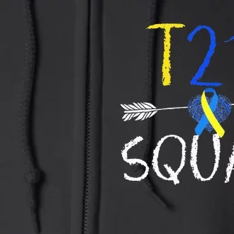 T21 Squad World Down Syndrome Day Full Zip Hoodie