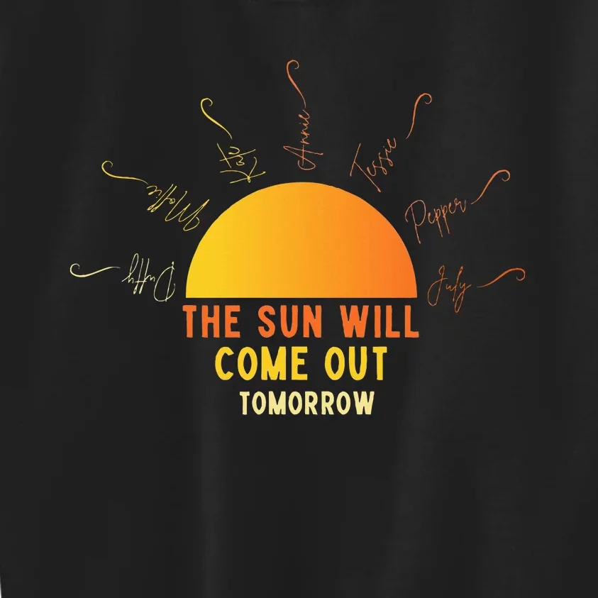 The Sun Will Come Out Annie & Orphans Inspired Kids Sweatshirt