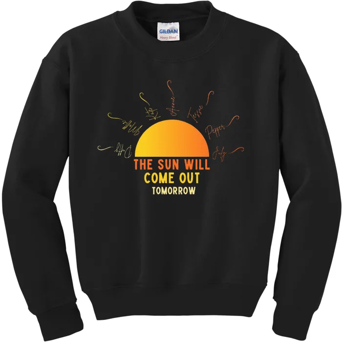 The Sun Will Come Out Annie & Orphans Inspired Kids Sweatshirt