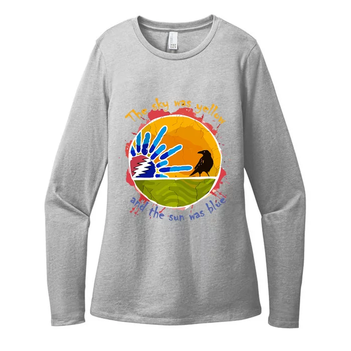 The Sky Was Yellow And The Sun Was Blue Womens CVC Long Sleeve Shirt