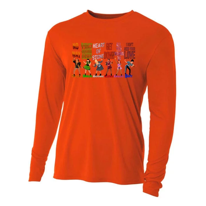 The Six Wives Of Henry Viii Six The Musical Gift Theatre Gift Cooling Performance Long Sleeve Crew