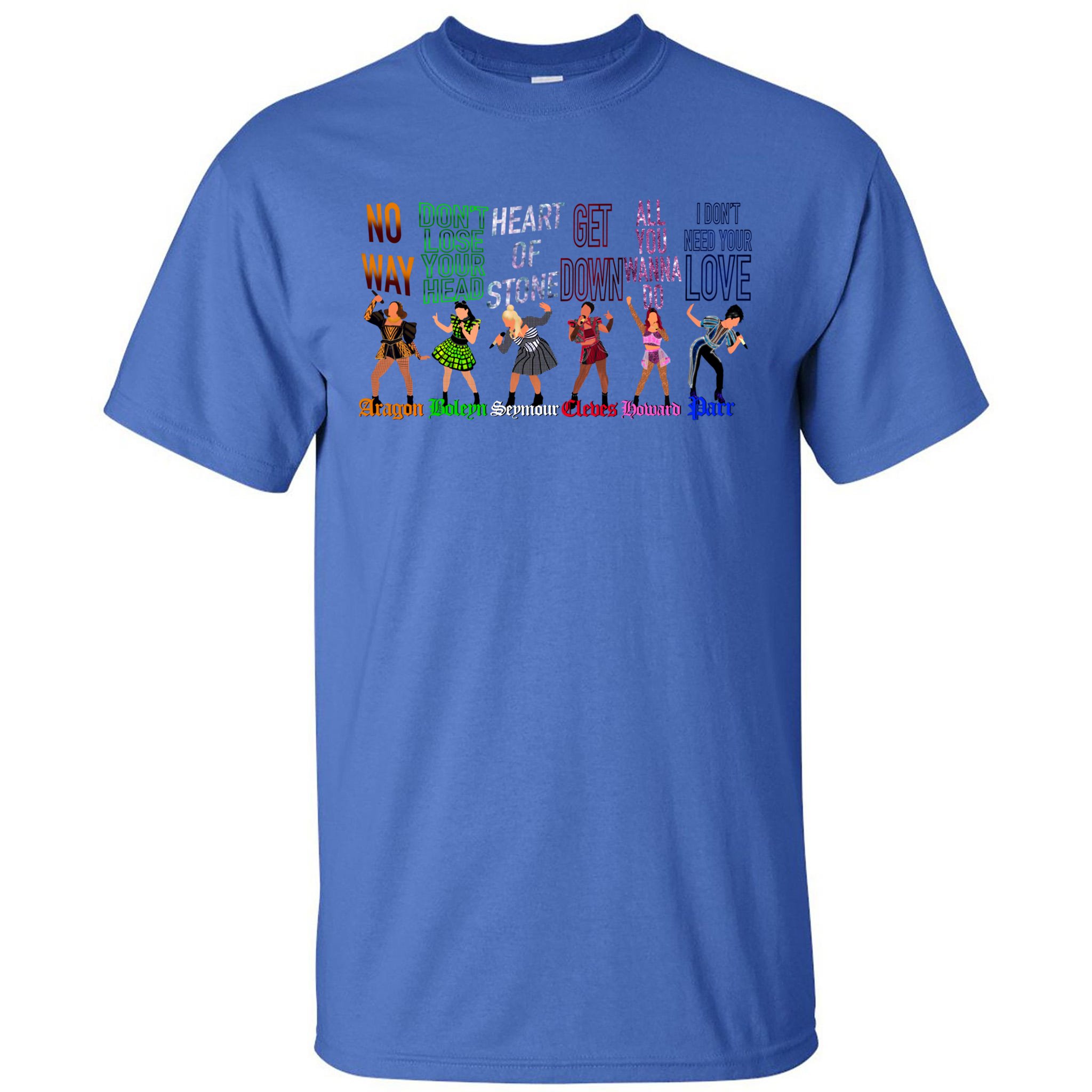 The Six Wives Of Henry Viii Six The Musical Gift Theatre Gift Tall T-Shirt
