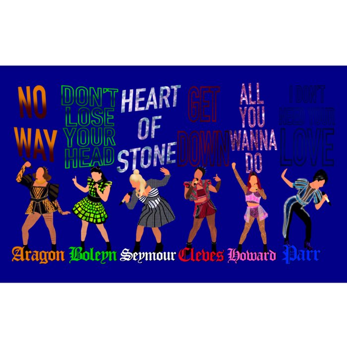 The Six Wives Of Henry Viii Six The Musical Gift Theatre Gift Bumper Sticker