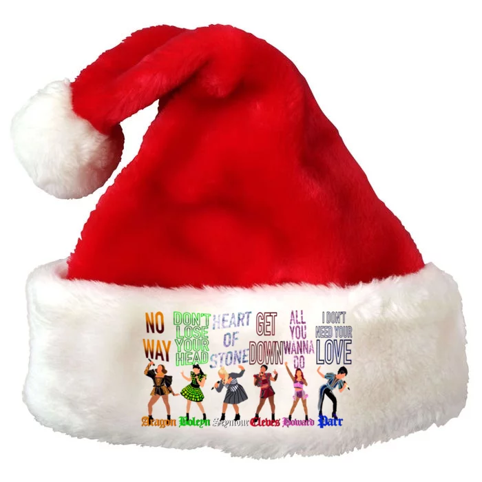 The Six Wives Of Henry Viii Six The Musical Gift Theatre Gift Premium Christmas Santa Hat