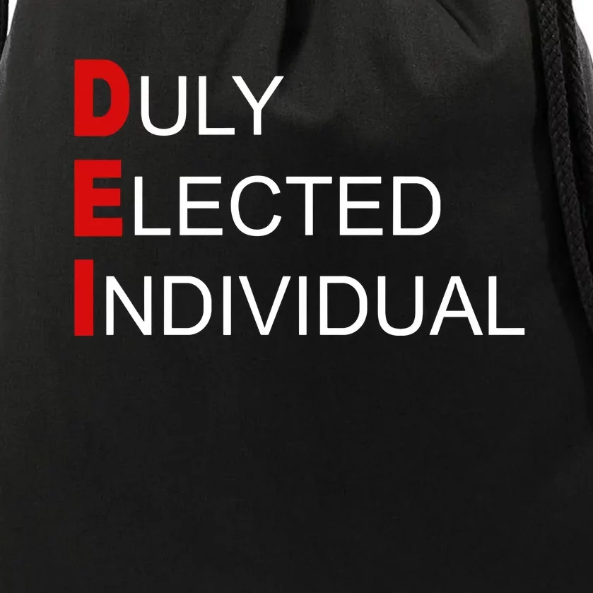 Tami Sawyer Wearing Duty Elected Individuals Drawstring Bag