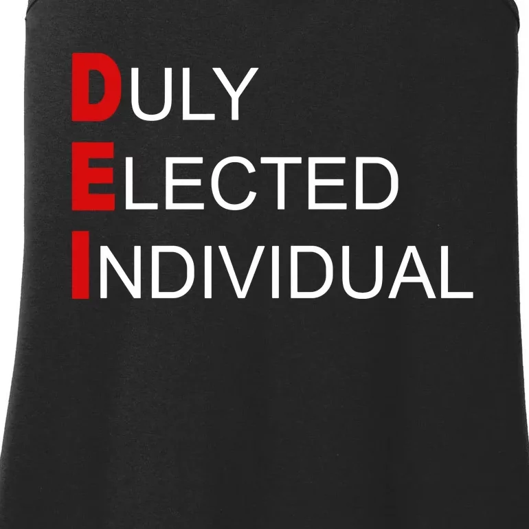 Tami Sawyer Wearing Duty Elected Individuals Ladies Essential Tank