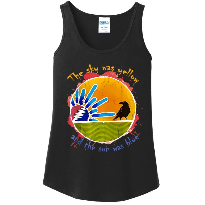 The Sky Was Yellow And The Sun Was Blue Ladies Essential Tank