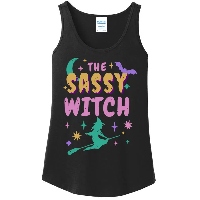 The Sassy Witch Halloween Ladies Essential Tank