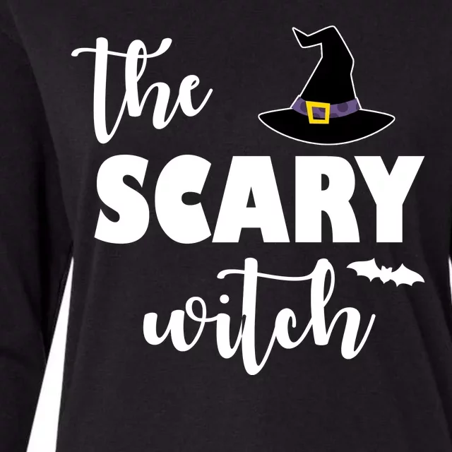 The Scary Witch Womens Cotton Relaxed Long Sleeve T-Shirt