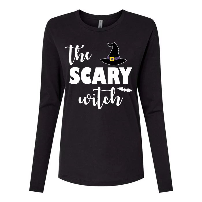 The Scary Witch Womens Cotton Relaxed Long Sleeve T-Shirt